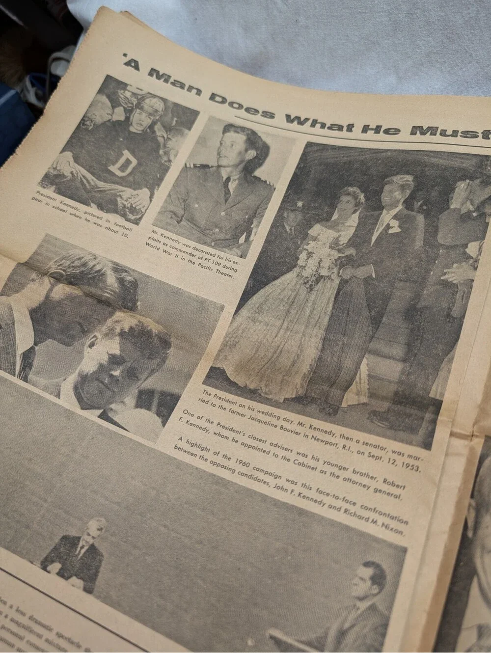 Star & Stripes Newspaper JFK Assassination Vintage Kennedy 1963